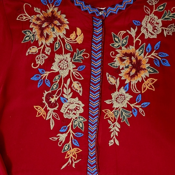 Johnny Was R-Mona Tiered Top - Picture 9 of 13